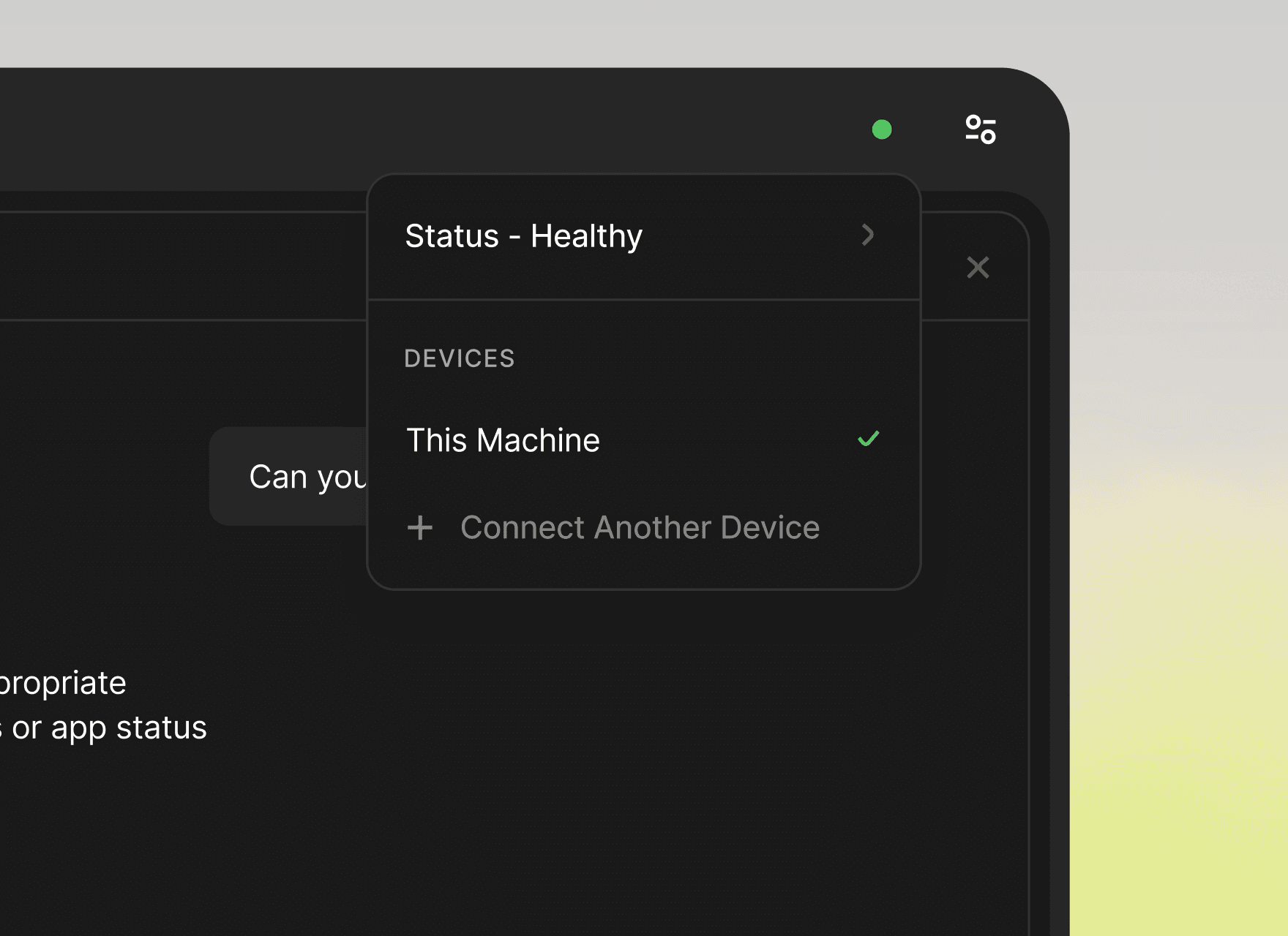 Intent workspaces connected across local and remote computers.